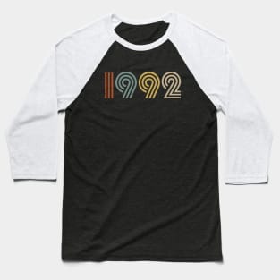 1992 Birth Year Retro Style Baseball T-Shirt